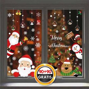 180x Kerststickers | XMASCLINGS