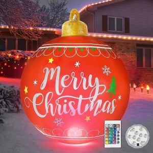 Gigantische opblaasbare kerstbaldecoratie | SPIRITBALL