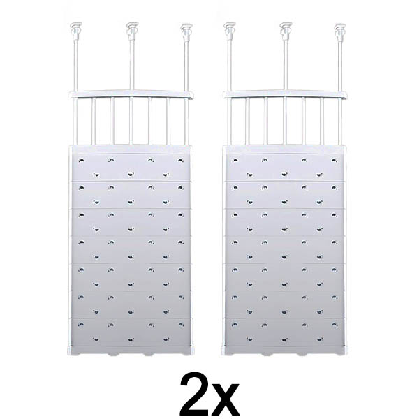 2x Uitbreidbaar opbergrek | SHELFEXPEND