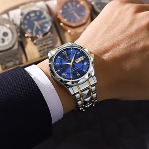 Luxe lichtgevende kalenderhorloge | TIMEXA